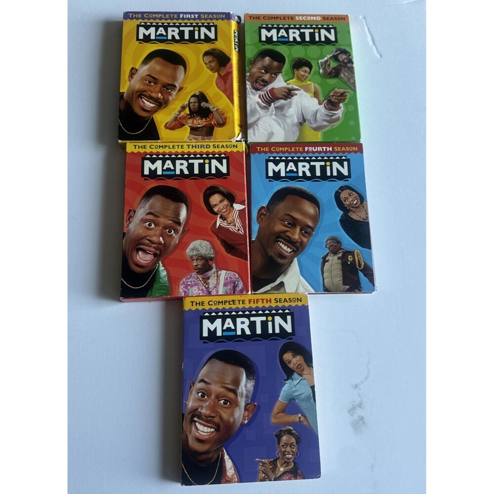 Martin Complete Series Season 1-5 DVD Set 1992 TV Comedy Martin Lawrence HBO US